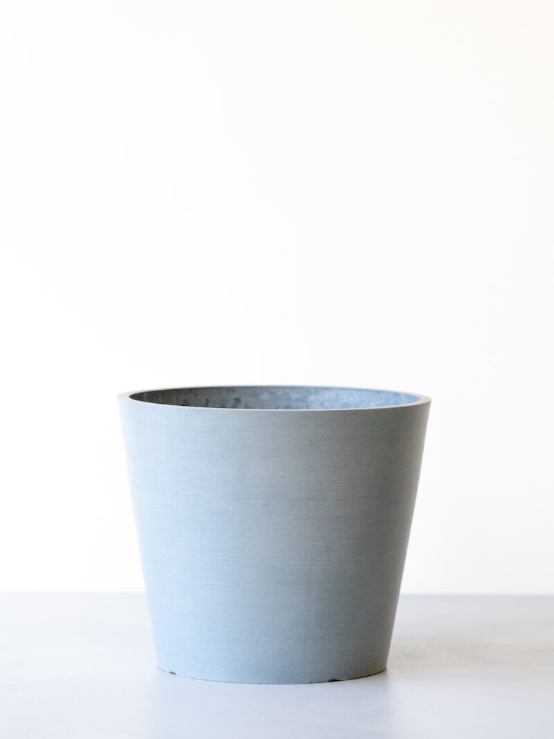 鉢カバー XL ECOPOTS Amsterdam40 ブルーグレー｜ハナイチ｜花と