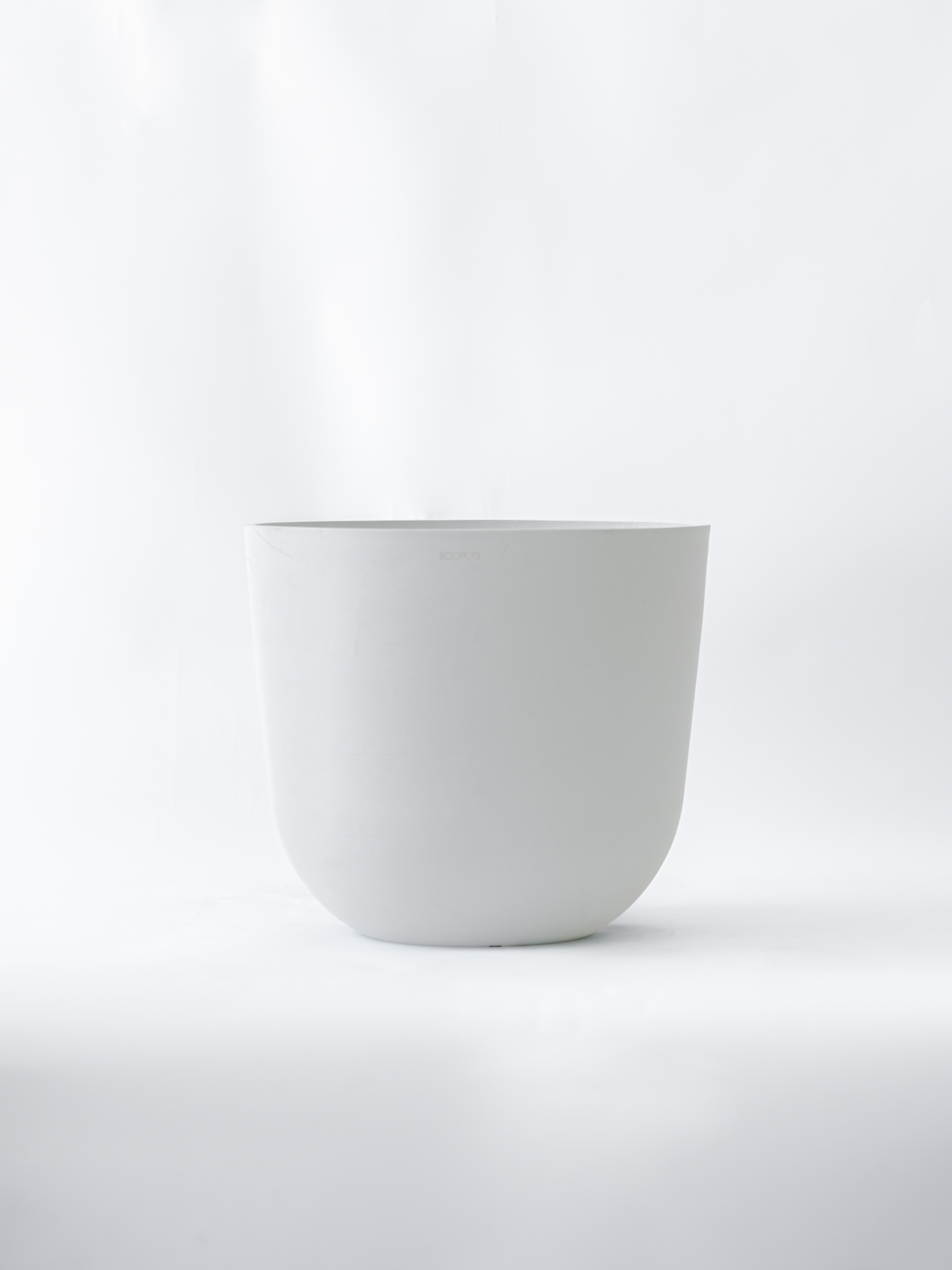 キャスター付き鉢皿 XL ECOPOTS Oslo ホワイトグレー｜ハナイチ