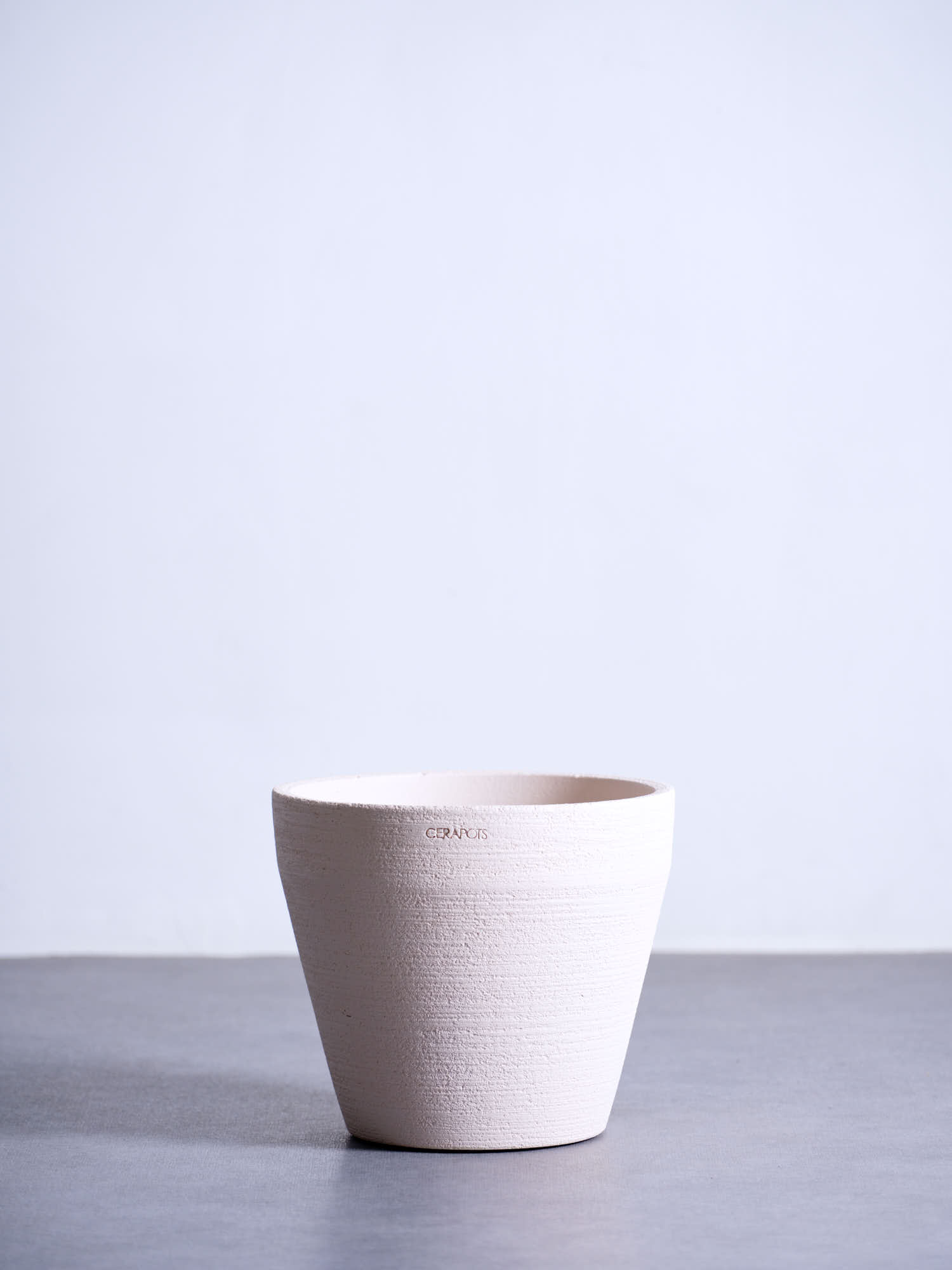 植木鉢 M CERAPOTS Ralin25 コーラルホワイト｜ハナイチ｜花と植物
