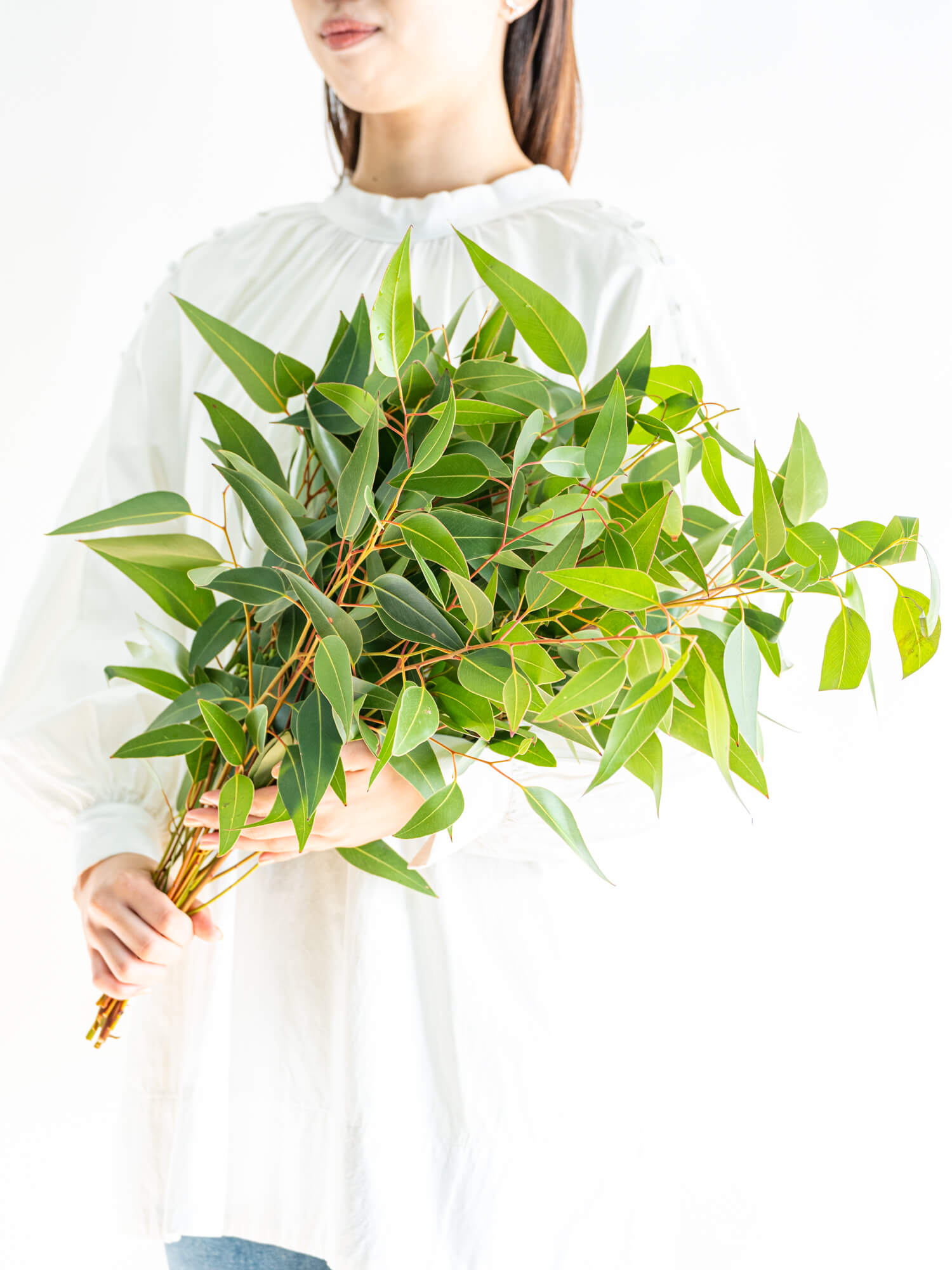 ユーカリグリーンリース　銀世界　35cm ユーカリグリーンリース 銀世界 35cm 季節のリース】ユーカリの香りに